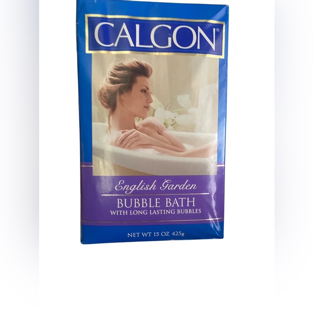Vtg New Sealed Calgon Bubbling Milk Bath Bubble Powder English Garden 80 90 Prop